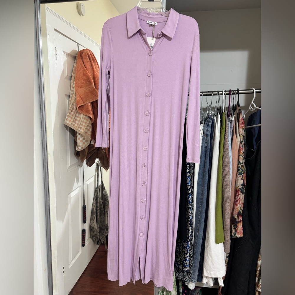 Dress blank cardi maxi dress